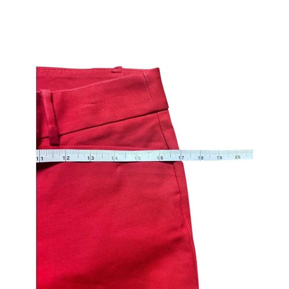 Loft Marisa Women's Casual Scarlet Red Capris - Picture 4 of 6